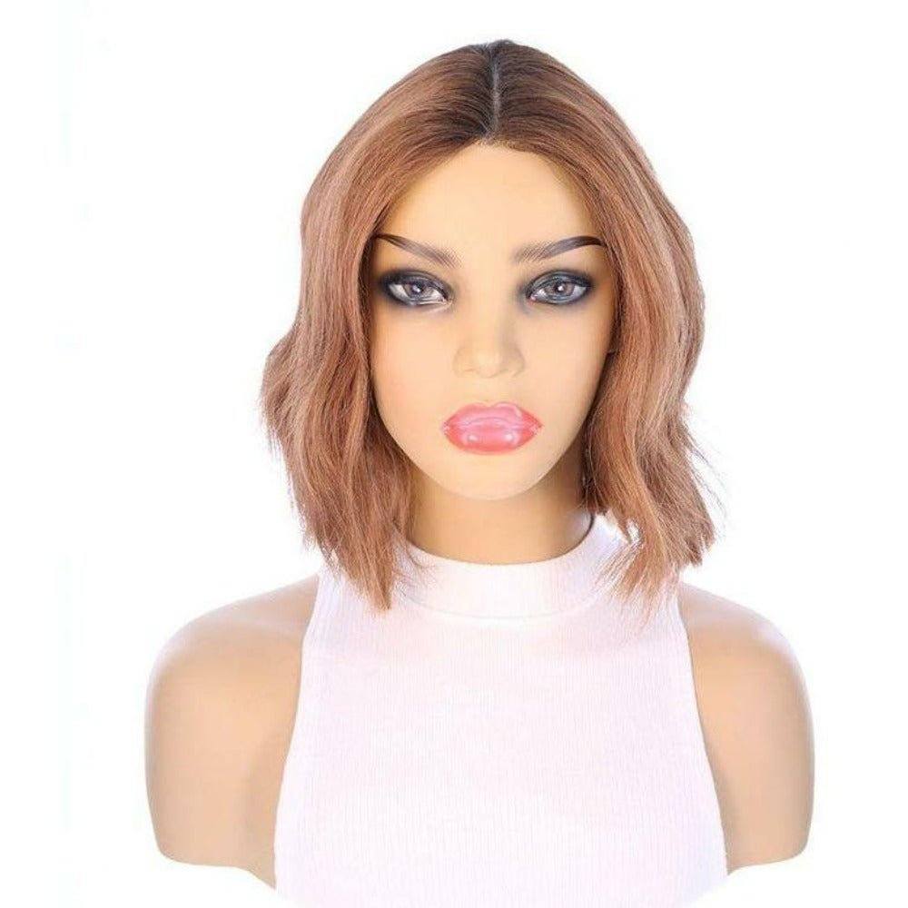 12" Divine Lace Top Wig Copper w/ Partial Rooting - Image 6