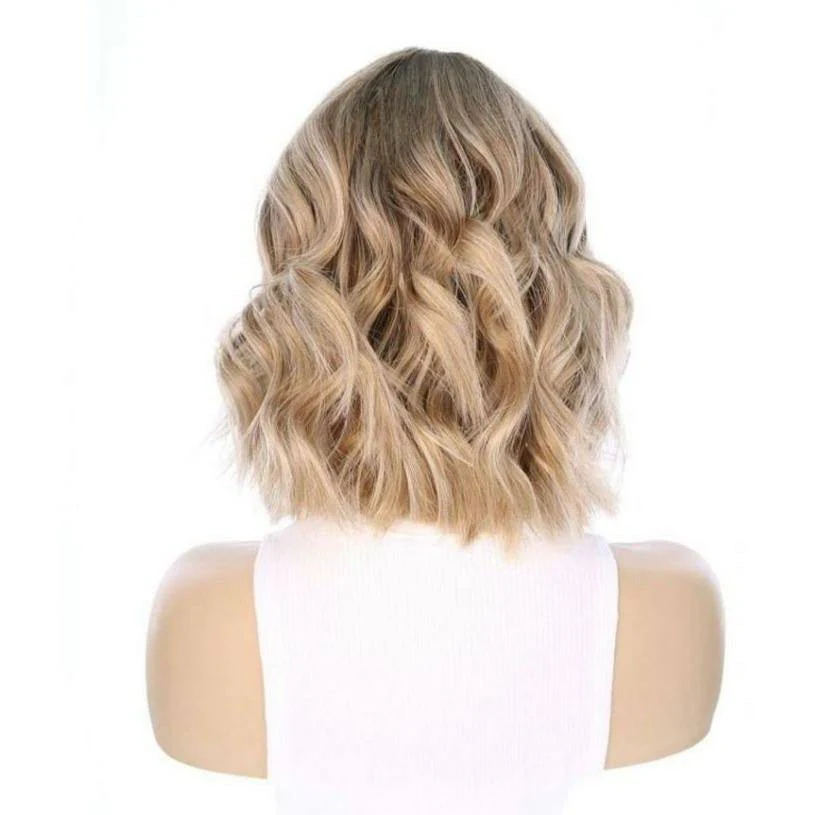 13" Divine Lace Top Wig Ash Blonde w/ Full Rooting - Image 6