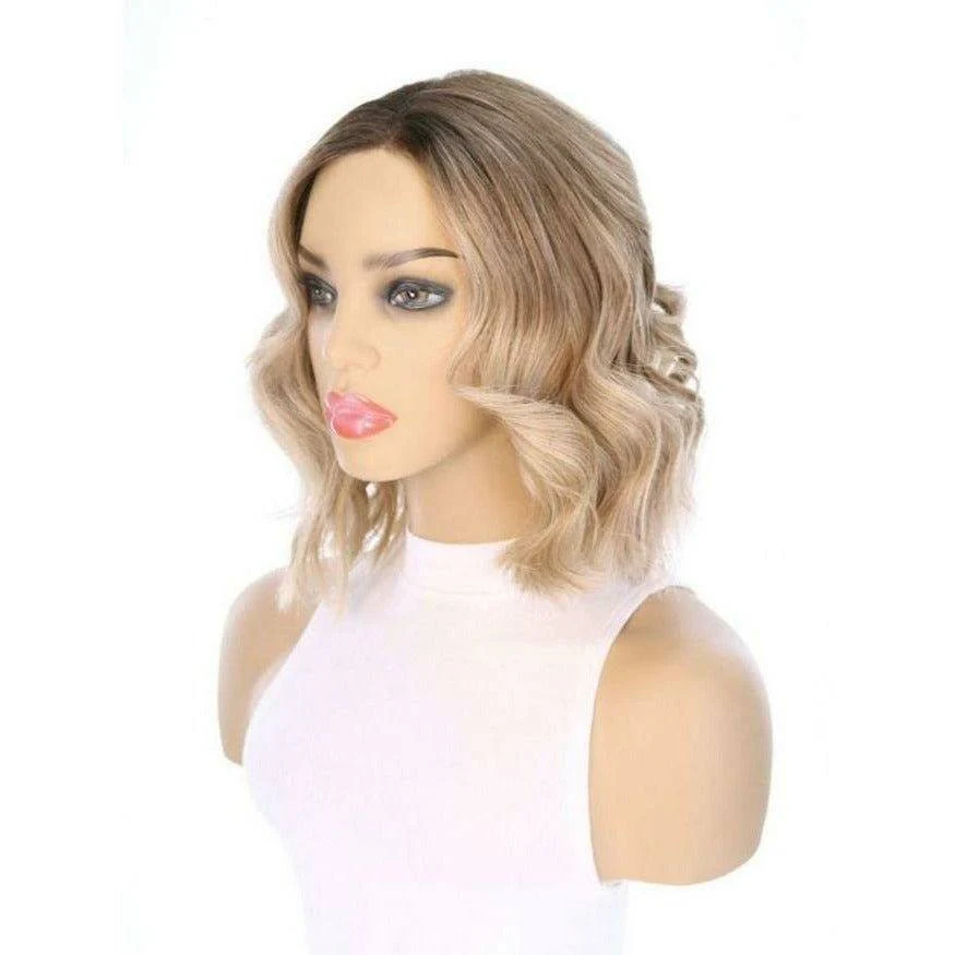 13" Divine Lace Top Wig Ash Blonde w/ Full Rooting - Image 7