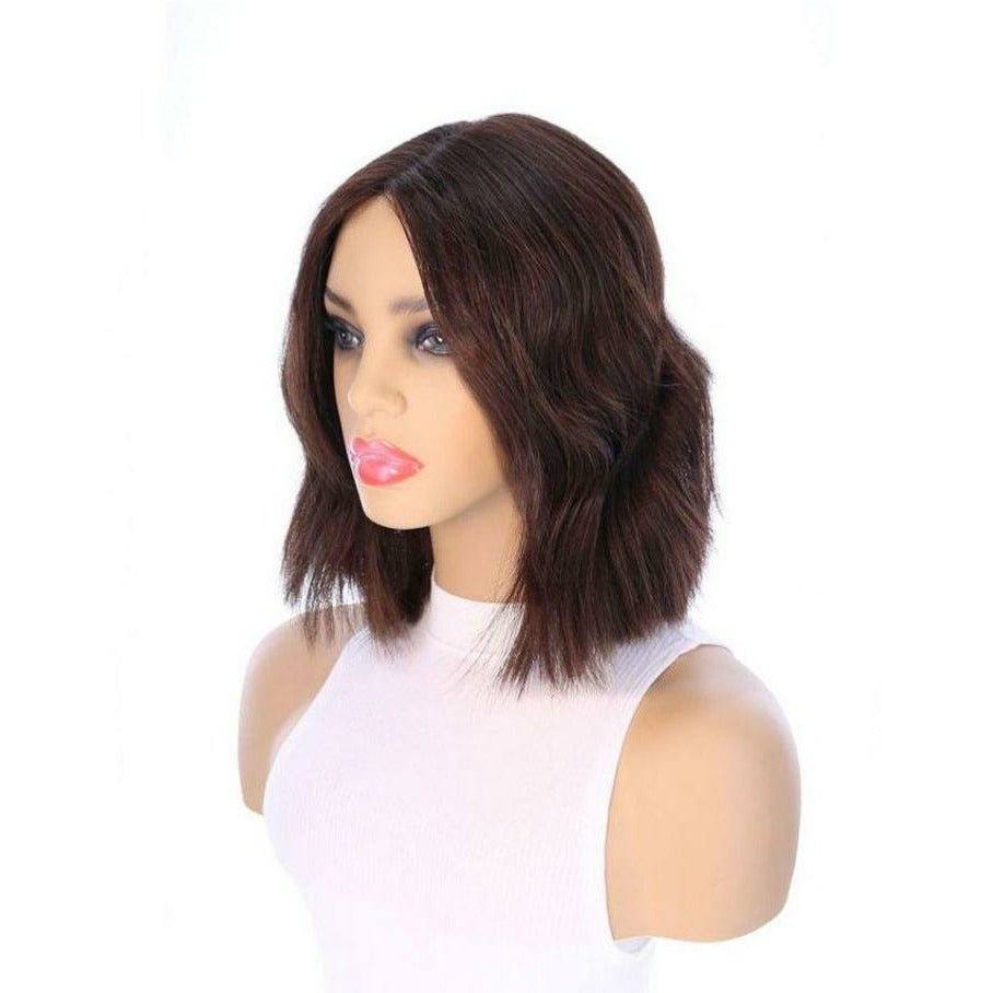 13" Divine Lace Top Wig Dark Brown - Image 4