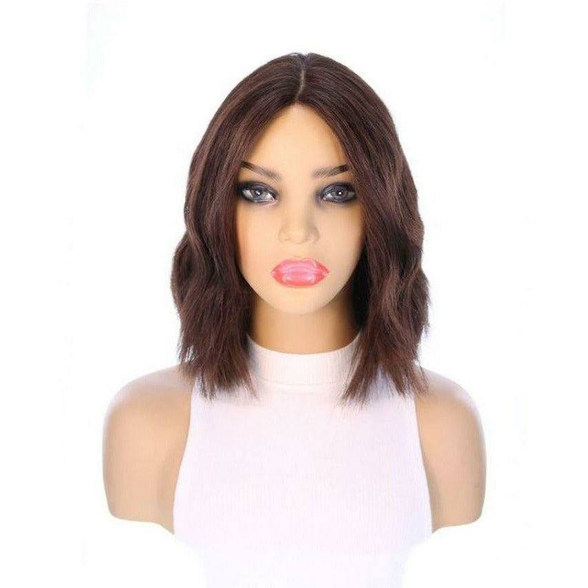 13" Divine Lace Top Wig Dark Brown - Image 6