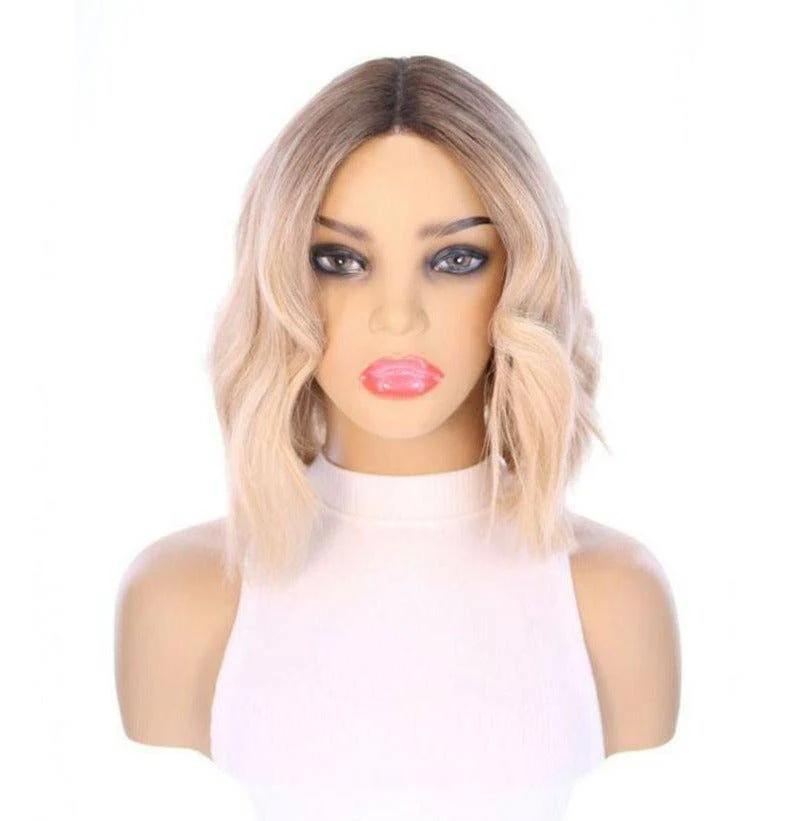 13" Divine Lace Top Wig Golden Blonde w/ Full Rooting - Image 5