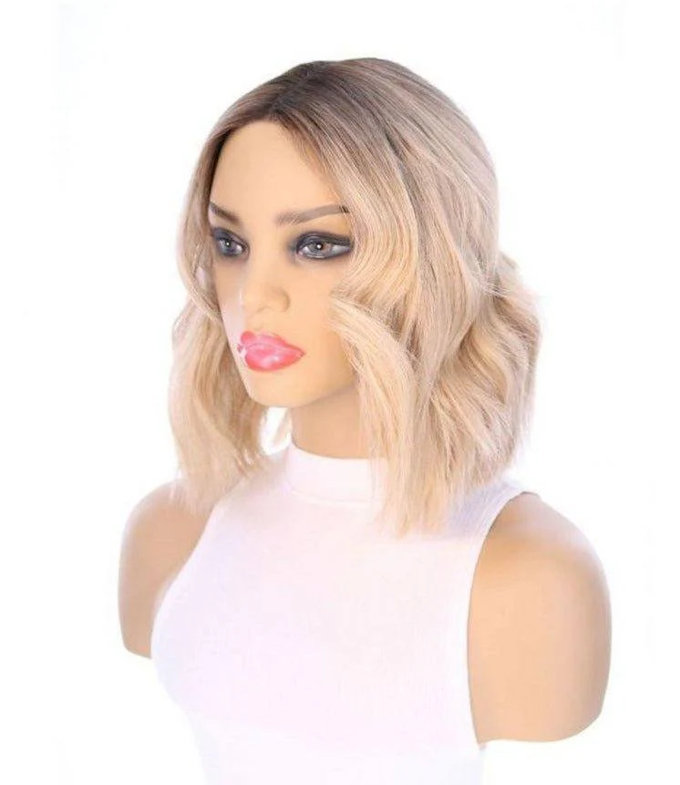 13" Divine Lace Top Wig Golden Blonde w/ Full Rooting - Image 6