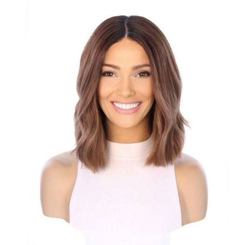 13" Divine Lace Top Wig Medium Brown Babylight w/ Full Rooting - Image 3