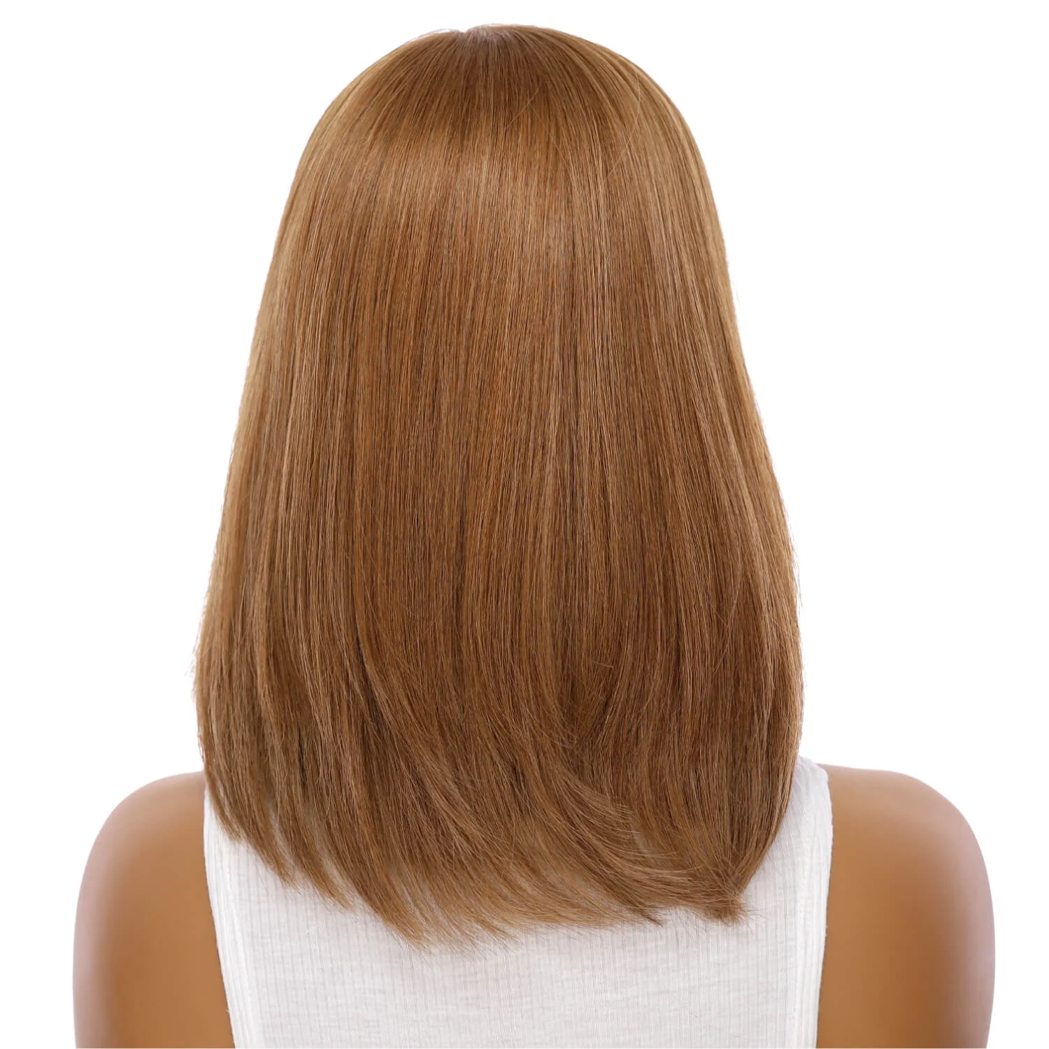 13" Victoria Silk Top Wig Strawberry Blonde - Image 3