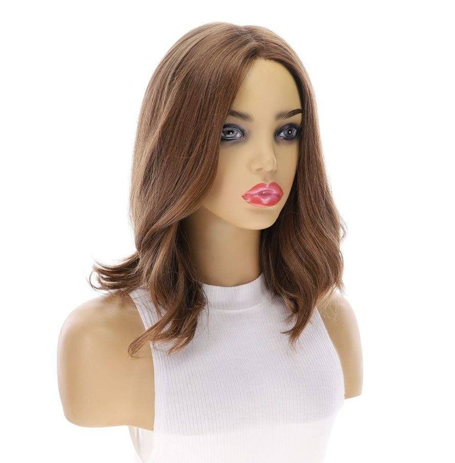 13" Luxe Bob Silk Top Wig #10 Neutral Light Brown - Image 3