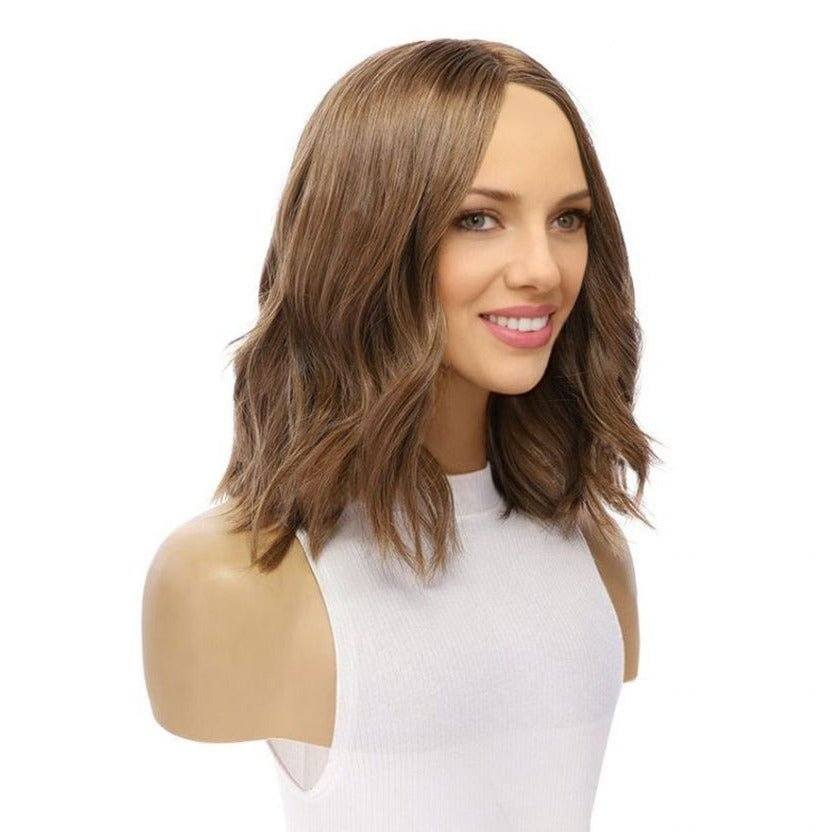 13" Luxe Bob Silk Top Wig #12 Warm Light Brown - Image 4