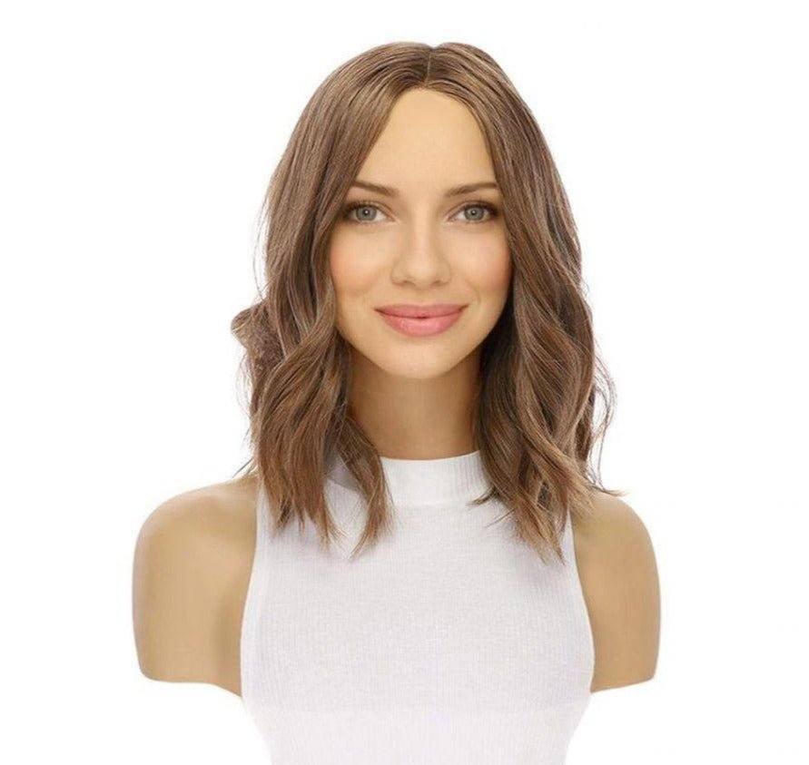 13" Luxe Bob Silk Top Wig #12 Warm Light Brown - Image 5