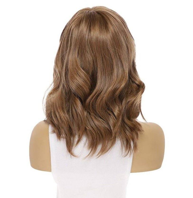13" Luxe Bob Silk Top Wig #12 Warm Light Brown - Image 6