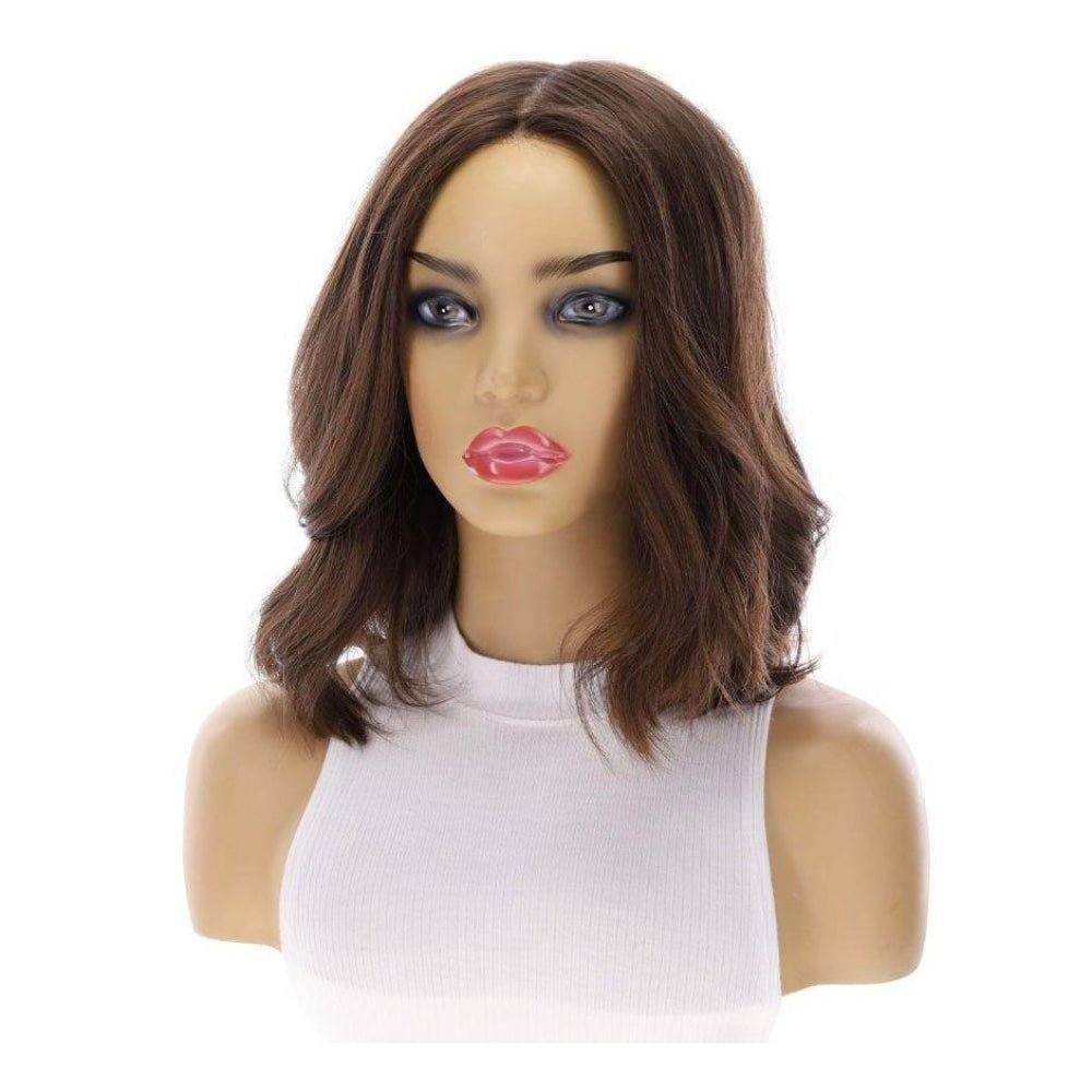 13" Luxe Bob Silk Top Wig #5 Warm Dark Brown - Image 6