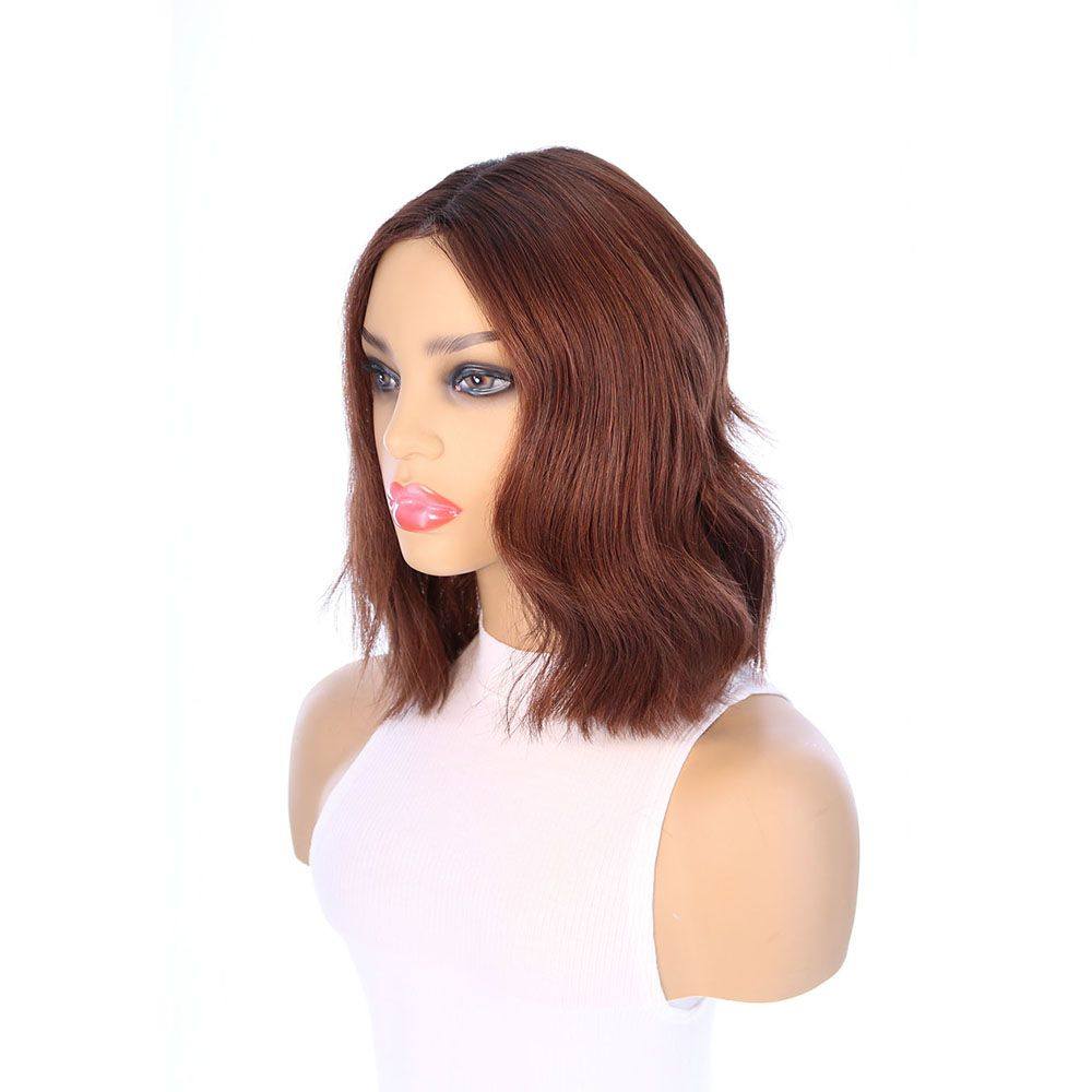 14" Divine Lace Top Wig Auburn w/ Partial Rooting - Image 4