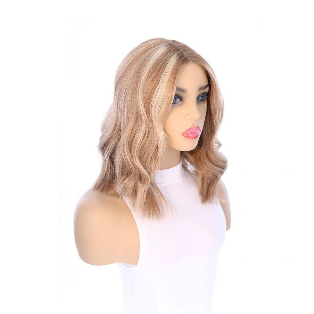 15" Divine Lace Top Wig Medium Blonde - Image 3