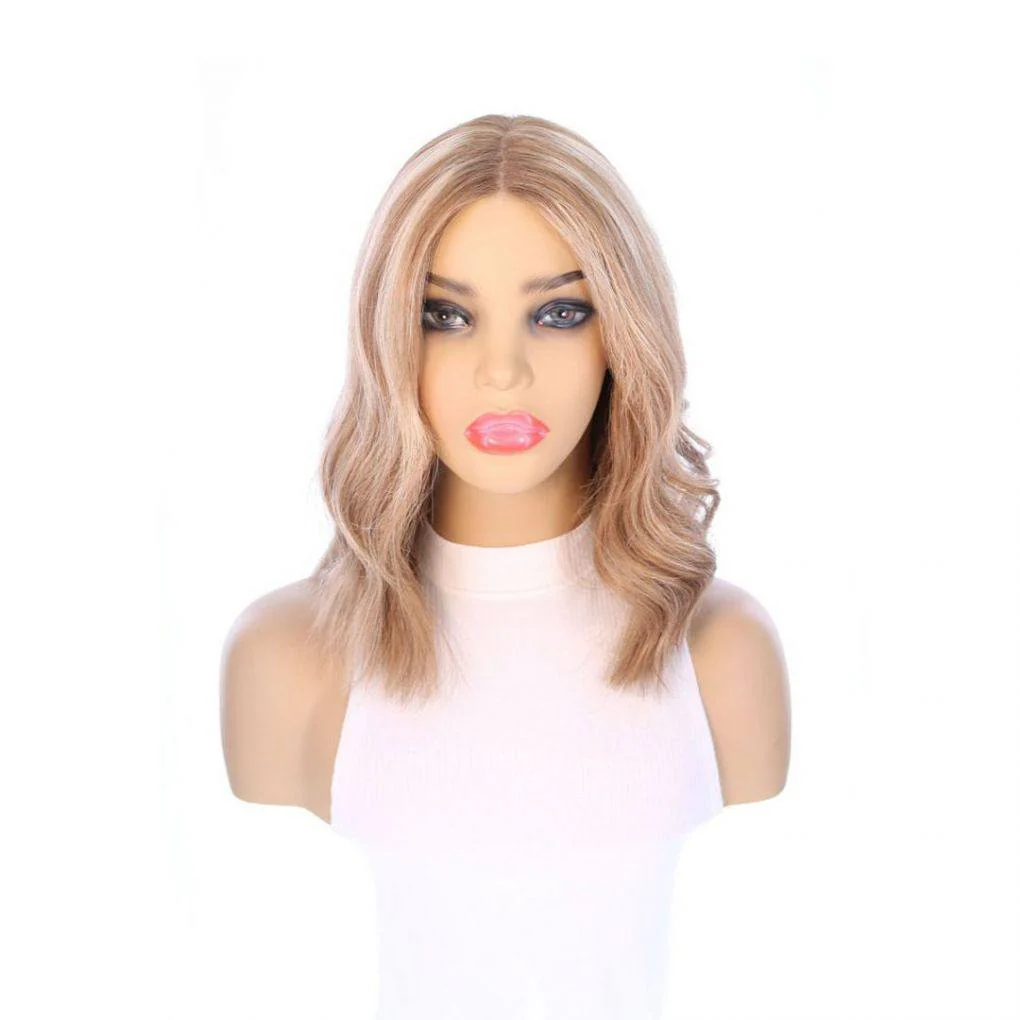 15" Divine Lace Top Wig Medium Blonde - Image 4