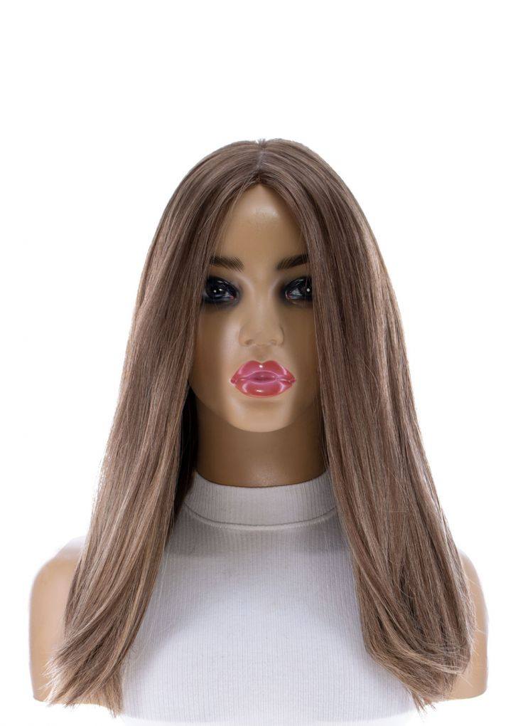 19" Nicole Silk Top Wig Light Brown Babylight - Image 4