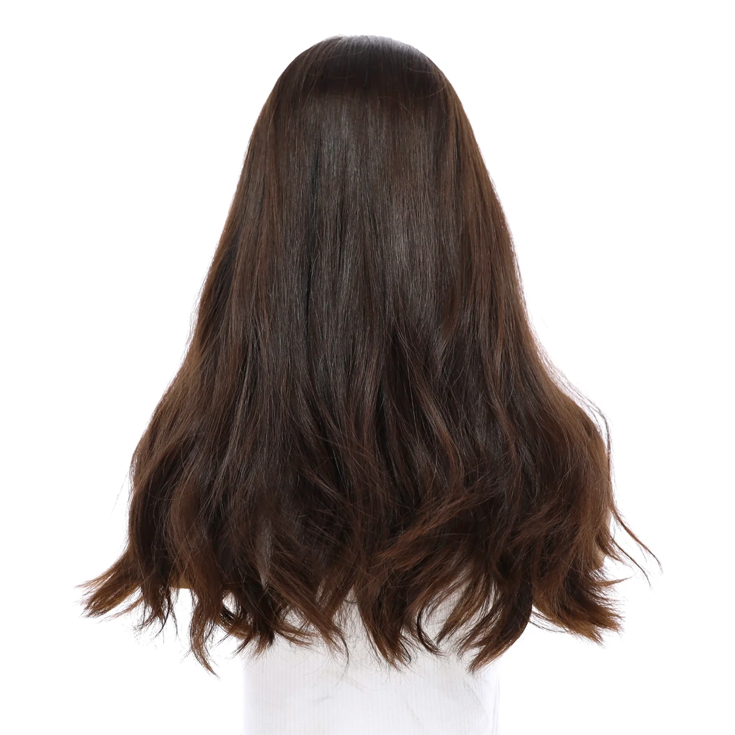 20" Onyx Silk Top Topper #4 Dark Brown - Image 3