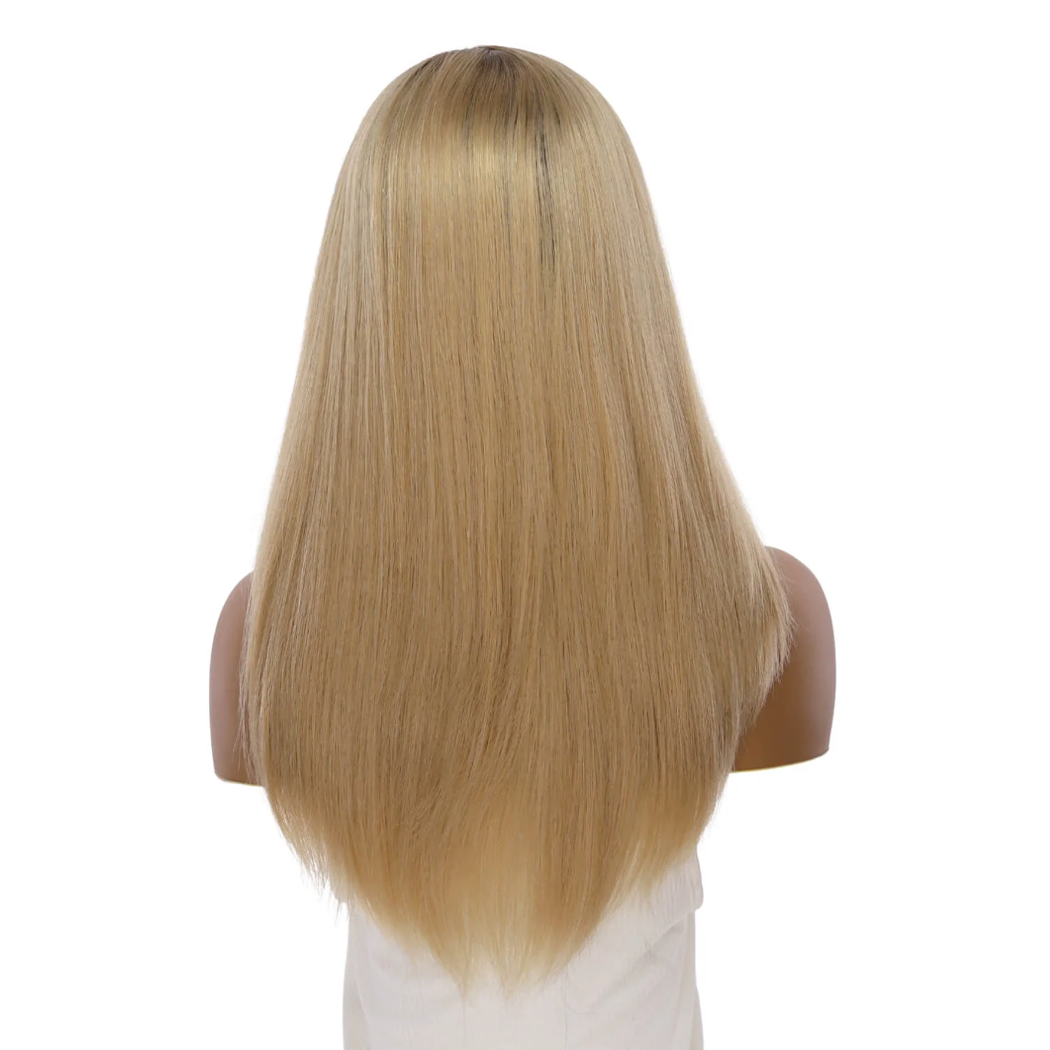 22" Reese Silk Top Wig Golden Blonde - Image 3