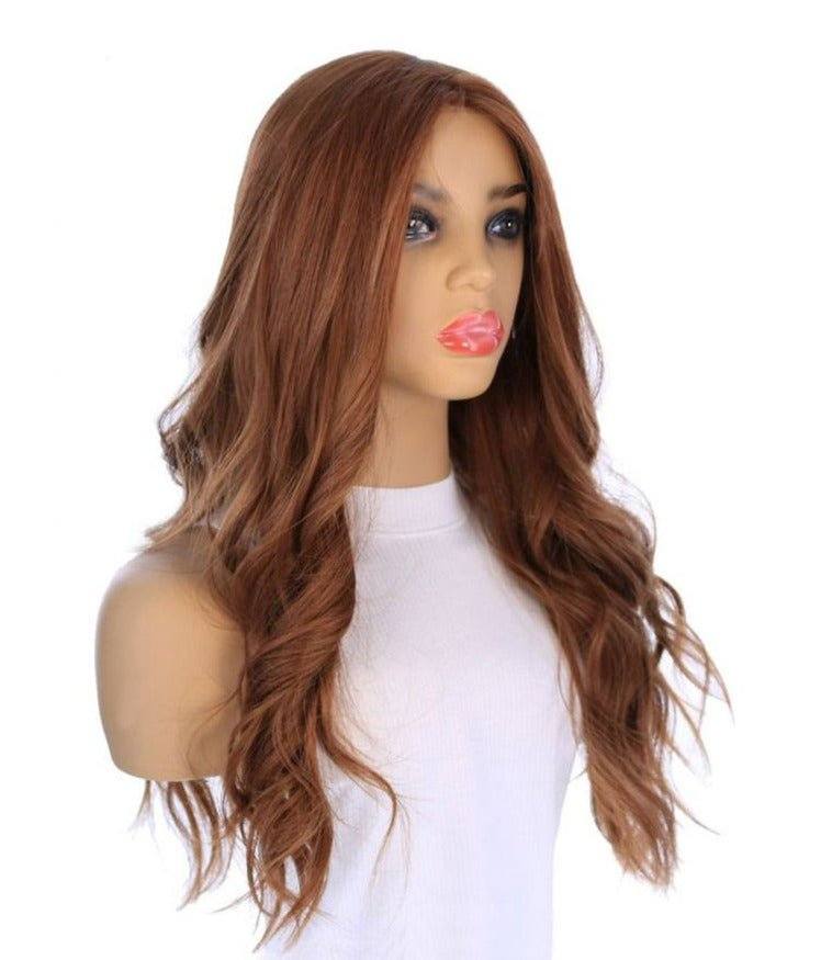 26" Ponytail Silk Top Wig Copper - Image 3