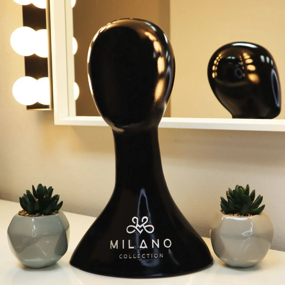 17" Black Abstract Mannequin Head - Image 7