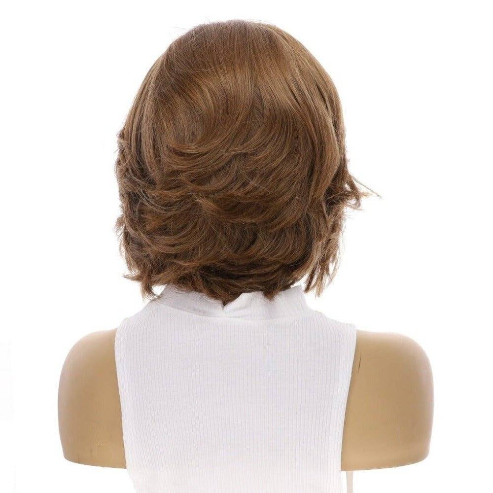12" Luxe Pixie Silk Top Wig #12 Warm Light Brown - Image 3