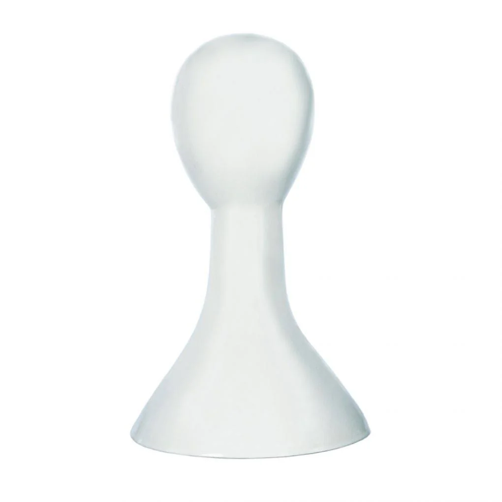 17" White Abstract Mannequin Head - Image 3