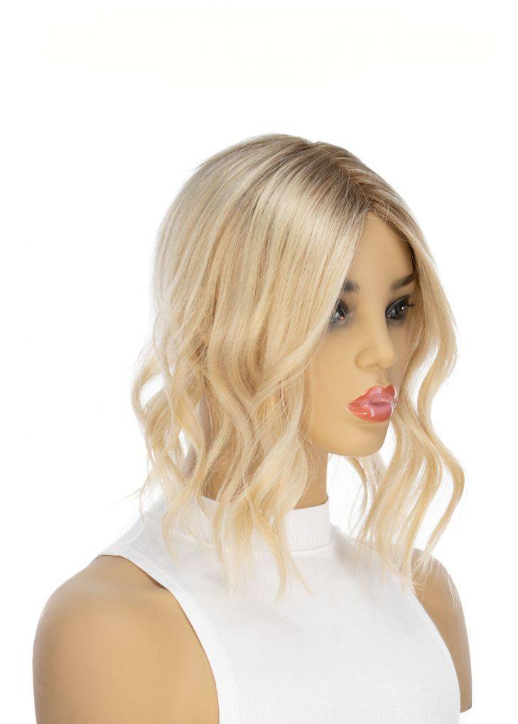 14" Topaz Lace Top Topper Beige Blonde - Image 5