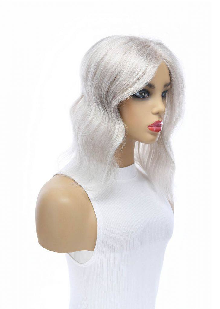 14" Topaz Lace Top Topper Snow Grey - Image 5
