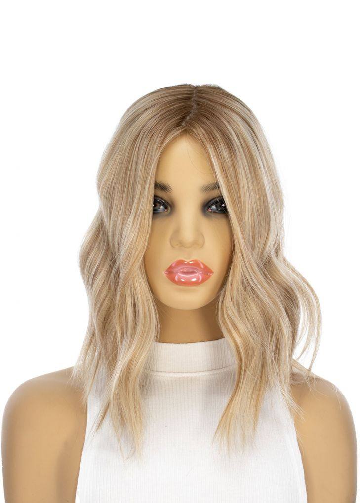 14" Emerald Silk Top Topper Ash Blonde - Image 5
