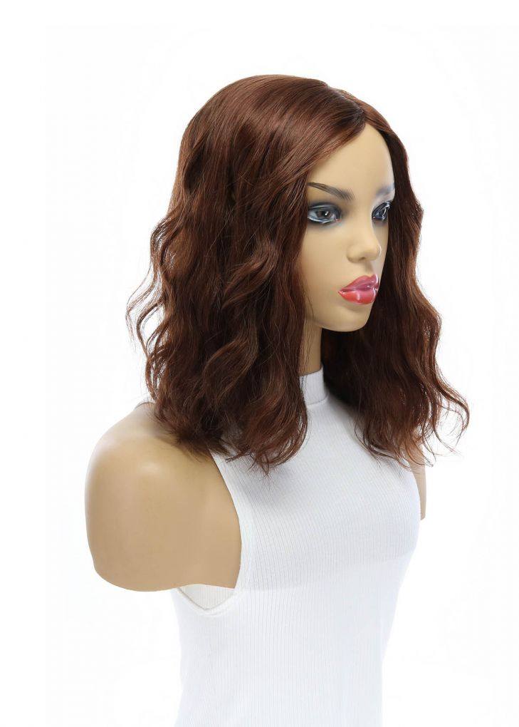 14" Emerald Silk Top Topper Auburn Wavy - Image 3