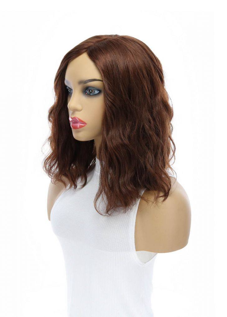 14" Emerald Silk Top Topper Auburn Wavy - Image 7